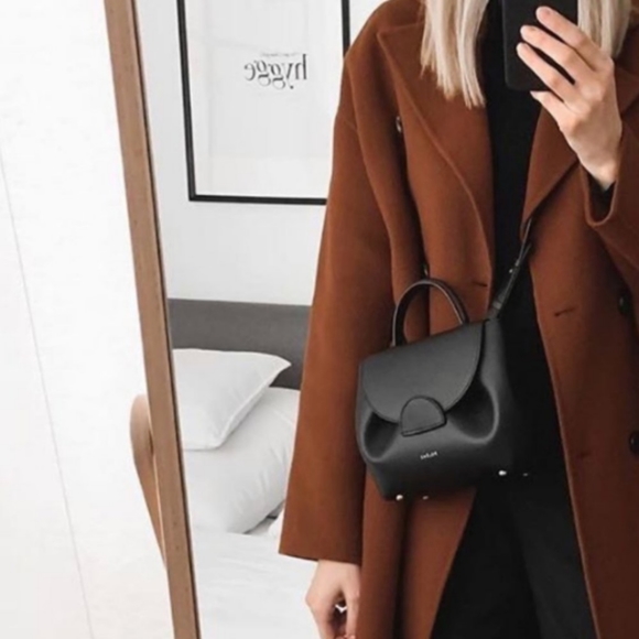 Riley Wool Overcoat in Rust - Picture 8 of 9